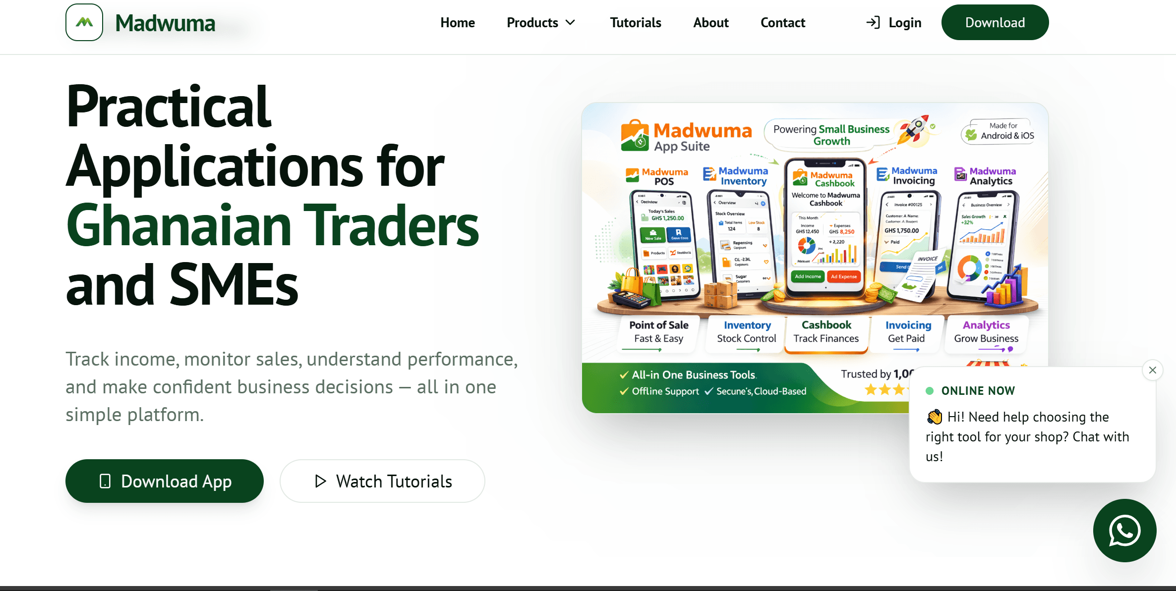 Madwuma Apps Website